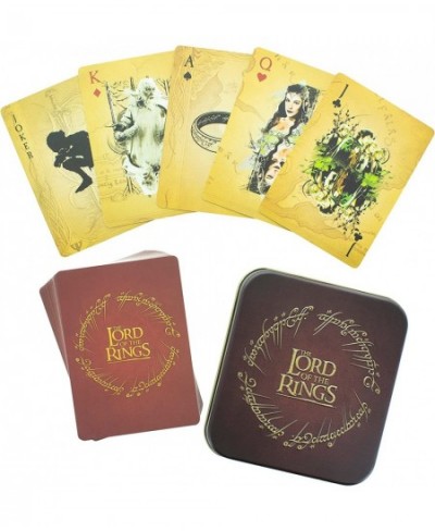 The Lord of The Rings Playing Cards Standard Deck with Embossed Tin $17.31 - Card Games