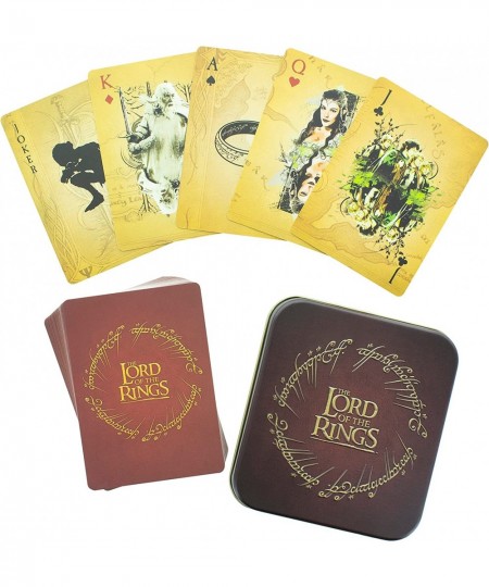 The Lord of The Rings Playing Cards Standard Deck with Embossed Tin $17.31 - Card Games