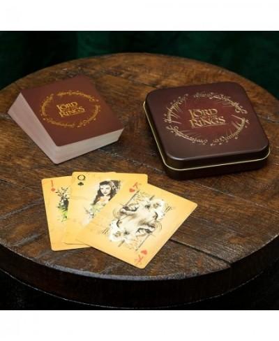 The Lord of The Rings Playing Cards Standard Deck with Embossed Tin $17.31 - Card Games