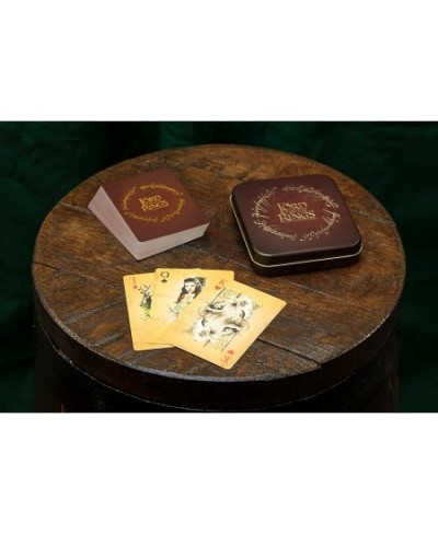 The Lord of The Rings Playing Cards Standard Deck with Embossed Tin $17.31 - Card Games