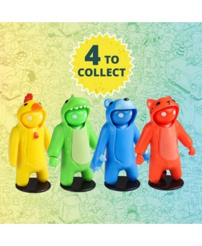 Gang Beasts Action Figures | Green | Collectible Toys. 6.5 Inch Kids Toys | Superhero Toys for Boys & Girls. 4 to Collect | A...