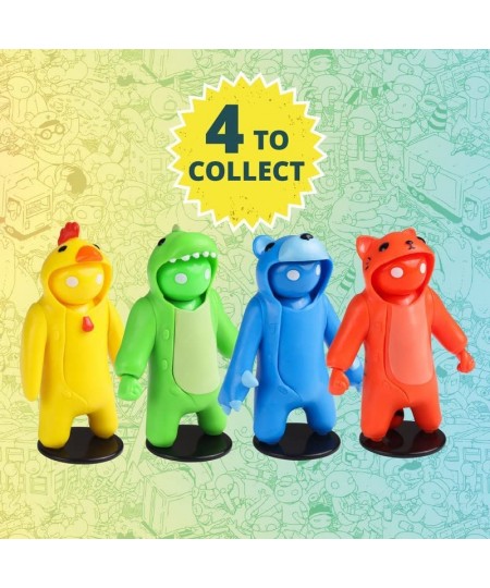 Gang Beasts Action Figures | Green | Collectible Toys. 6.5 Inch Kids Toys | Superhero Toys for Boys & Girls. 4 to Collect | A...