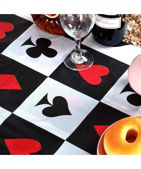 Casino Poker Game Themed Birthday Party Decorations -Plastic Table Cover for Arts & Crafts Poker Patrol Party Supplies for La...