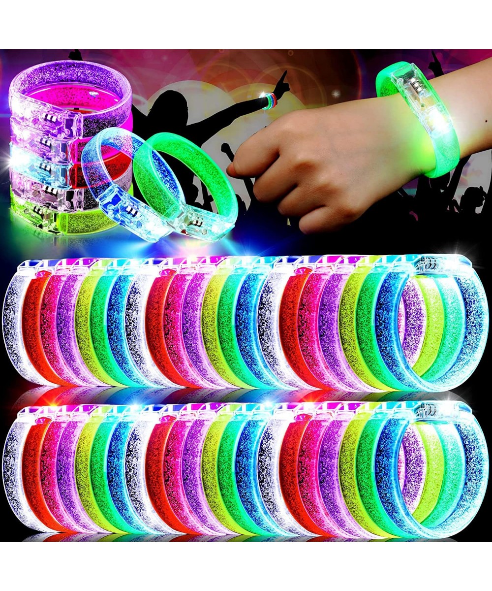 56 Packs LED Glow Sticks Bracelets Christmas New Years Eve Party Supplie Glow in the Dark Light up Bracelets Toys Party Favor...