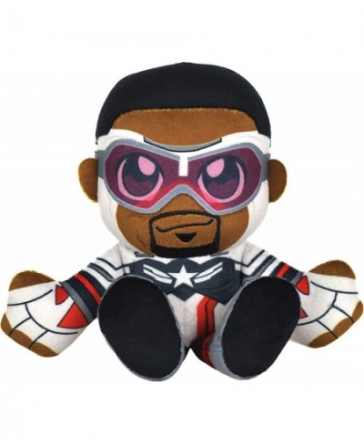 Marvel Captain America (Falcon Cap) 8" Kuricha Sitting Plush - Soft Chibi Inspired Toy $34.81 - Plush Figure Toys