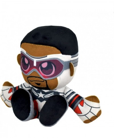 Marvel Captain America (Falcon Cap) 8" Kuricha Sitting Plush - Soft Chibi Inspired Toy $34.81 - Plush Figure Toys