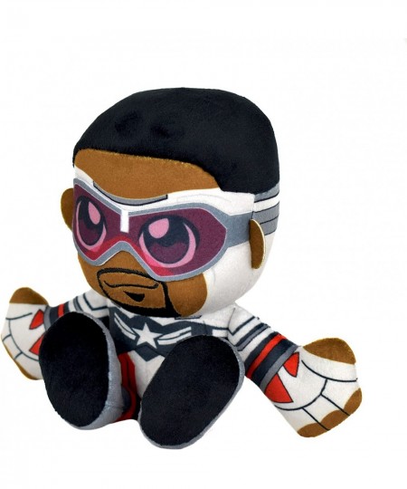 Marvel Captain America (Falcon Cap) 8" Kuricha Sitting Plush - Soft Chibi Inspired Toy $34.81 - Plush Figure Toys