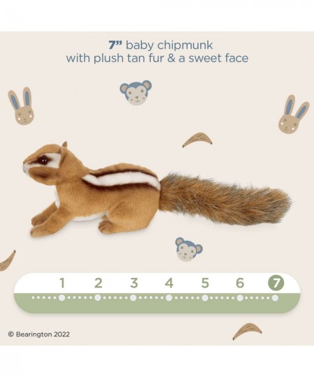 Bearington Chippie Plush Chipmunk Stuffed Animal 7 Inch $27.32 - Stuffed Animals & Teddy Bears