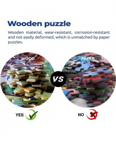 Puzzles for Adults 500 Piece Jigsaw Puzzle Rabbit School Supplies Challenge Puzzle Intellective Educational Toy Wooden Puzzle...