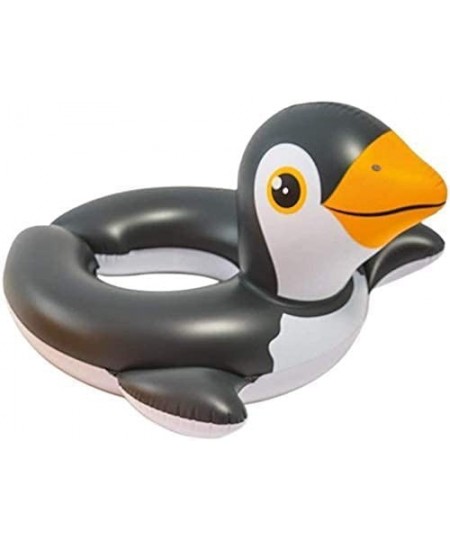 Intex 43234-2327 3 Pack 59220EP - Animal Head Split Ring Pool Floats Bundle Includes Frog Duck Penguin Giraffe Frog Penguin $...