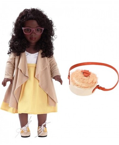 World Girls 18 inch Fashion Doll Set Hanna(Africa) Fashion Dress Up Doll with Hair for Styling Clothes Shoes and Accessories....