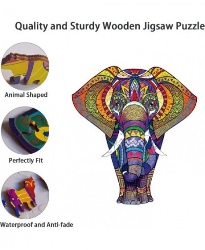 Wooden Puzzle for Adults Unique 194 Pieces Animals Shaped Jigsaw Puzzles Wood Laser Cut Jigsaw Puzzle Magic Wooden Puzzle Bes...