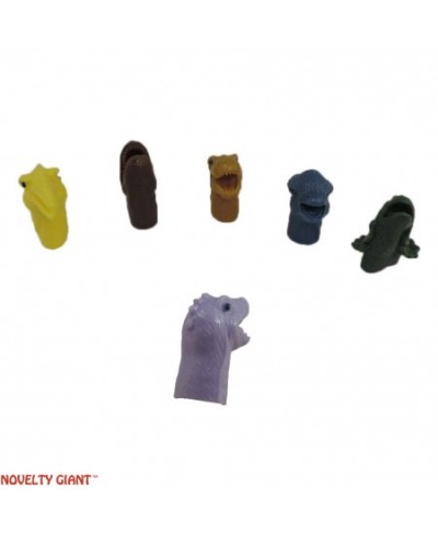 Set of 6 Dinosaur Finger Puppet Party Supplies $15.64 - Finger Puppets