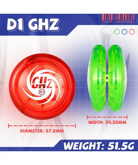 D1 GHZ Yoyo 3 Pack of Responsive Yoyos for Kids Looping Yo Yo s for Adults Plastic Yoyos Professional Starter Yo-yos for Kids...