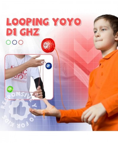 D1 GHZ Yoyo 3 Pack of Responsive Yoyos for Kids Looping Yo Yo s for Adults Plastic Yoyos Professional Starter Yo-yos for Kids...