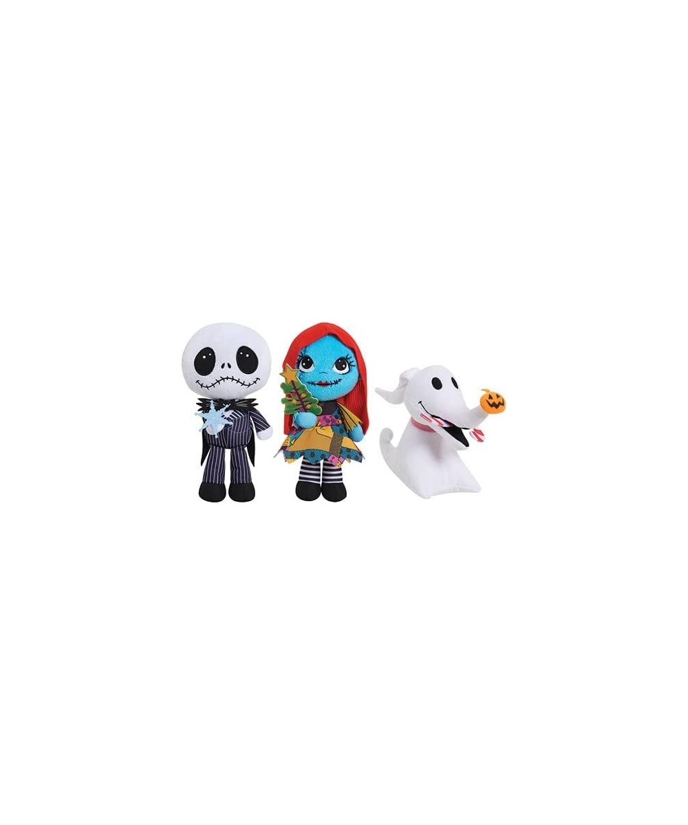 Disney Tim Burton’s Nightmare Before Christmas Small Plush 3-Piece Set Officially Licensed Kids Toys for Ages 3 Up and Presen...