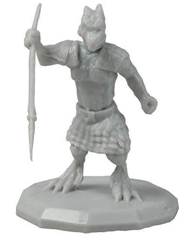 8 Unpainted Fantasy Kobold Mini Figures- All Unique Designs- 1" Hex-Sized Compatible with DND Dungeons and Dragons & Pathfind...