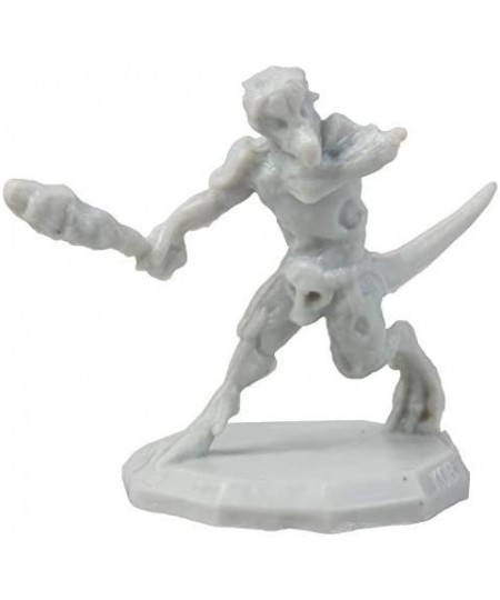 8 Unpainted Fantasy Kobold Mini Figures- All Unique Designs- 1" Hex-Sized Compatible with DND Dungeons and Dragons & Pathfind...