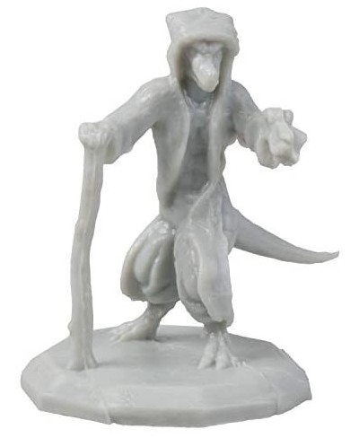 8 Unpainted Fantasy Kobold Mini Figures- All Unique Designs- 1" Hex-Sized Compatible with DND Dungeons and Dragons & Pathfind...