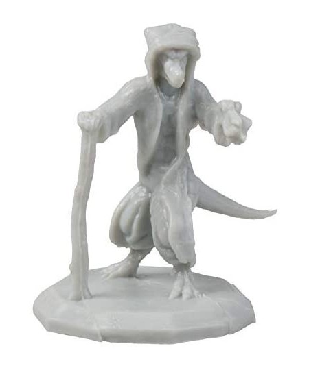 8 Unpainted Fantasy Kobold Mini Figures- All Unique Designs- 1" Hex-Sized Compatible with DND Dungeons and Dragons & Pathfind...