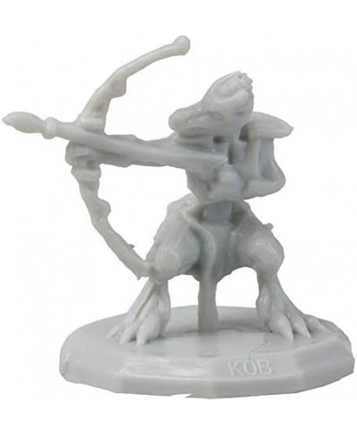 8 Unpainted Fantasy Kobold Mini Figures- All Unique Designs- 1" Hex-Sized Compatible with DND Dungeons and Dragons & Pathfind...