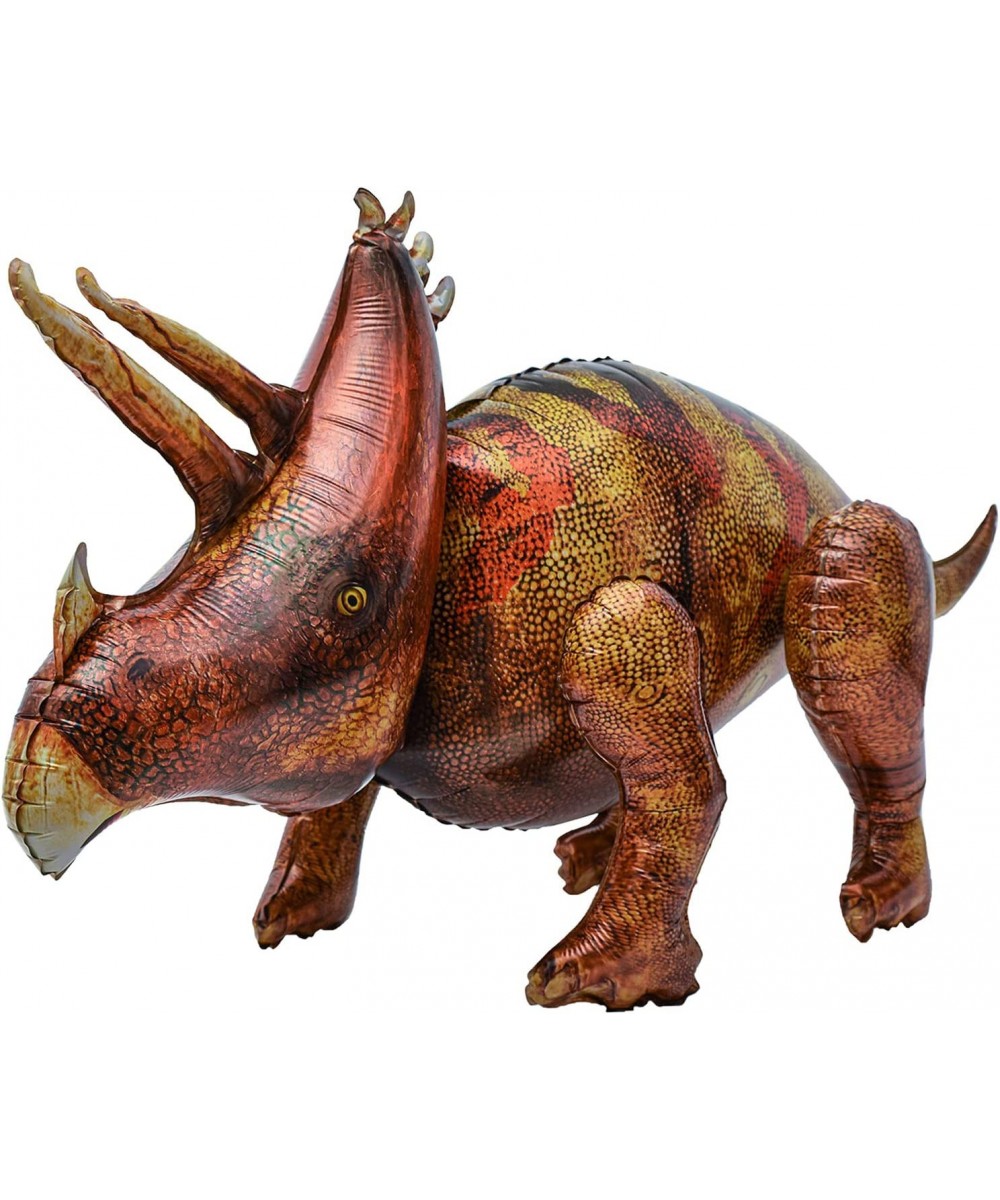 46" Triceratops Dinosaur Inflatable Balloon Dinosaur Birthday Party Supplies Decorations Giant Dinosaur Balloon Jumbo Life Si...