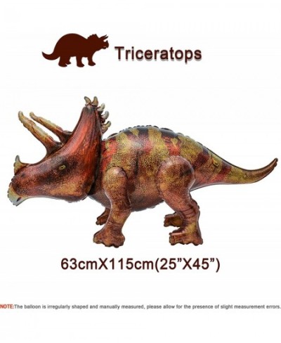 46" Triceratops Dinosaur Inflatable Balloon Dinosaur Birthday Party Supplies Decorations Giant Dinosaur Balloon Jumbo Life Si...