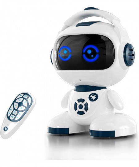 Robot for Kids Rechargeable Intelligent Programmable Robot Toys with LED Eyes and Touch Sensor Singing Dancing Storytelling a...