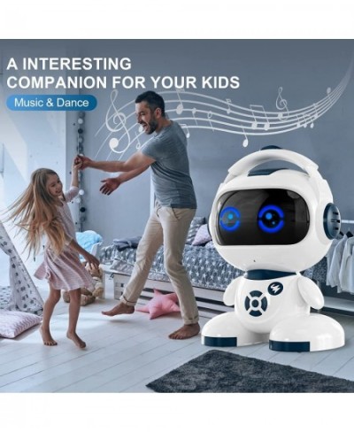 Robot for Kids Rechargeable Intelligent Programmable Robot Toys with LED Eyes and Touch Sensor Singing Dancing Storytelling a...