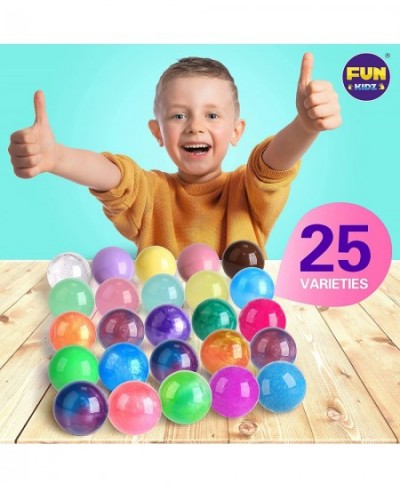 25 Variety Slime Balls Party Favors FunKidz Bulk Premade Soft Small Slime Toys Gifts for Kids Girls Boys Includes Galaxy Fluf...