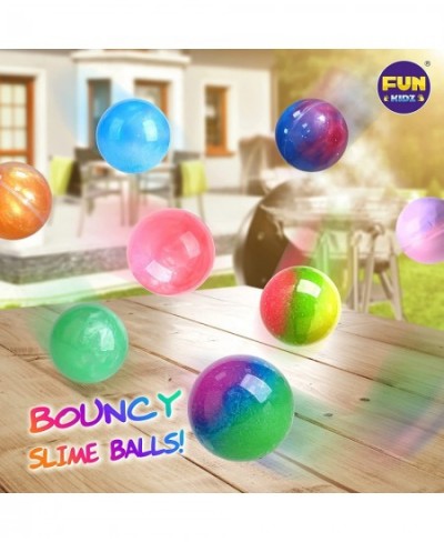 25 Variety Slime Balls Party Favors FunKidz Bulk Premade Soft Small Slime Toys Gifts for Kids Girls Boys Includes Galaxy Fluf...