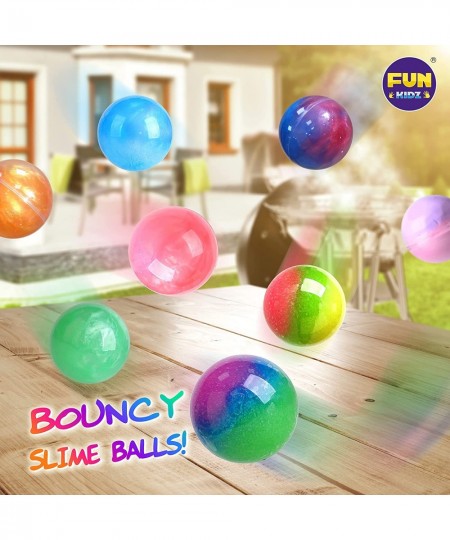 25 Variety Slime Balls Party Favors FunKidz Bulk Premade Soft Small Slime Toys Gifts for Kids Girls Boys Includes Galaxy Fluf...