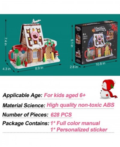 Christmas House Building Kits for Kids Gingerbread House Decorations Building Toys for Grils Age 6 7 8 9 10 11 12+ Year Old B...