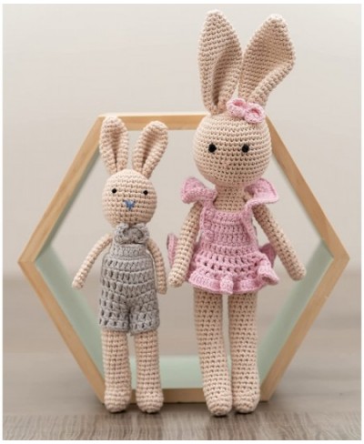 Bunny Family Bunny Son Handmade Bunny Crochet Plushie Doll Amigurumi Doll Baby / Toddler Doll (Bunny Son) $42.64 - Plush Figu...