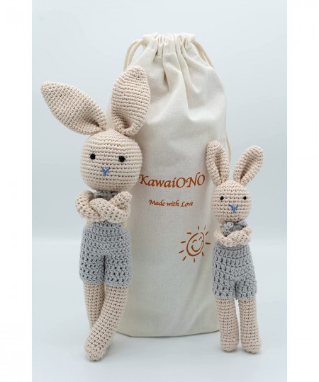 Bunny Family Bunny Son Handmade Bunny Crochet Plushie Doll Amigurumi Doll Baby / Toddler Doll (Bunny Son) $42.64 - Plush Figu...