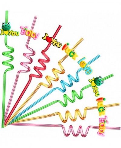 25 Valentines Day Party Favors Plastic Drinking Straws Goodie Gifts for Kids Valentine's Classroom Exchange Prizes Party Supp...