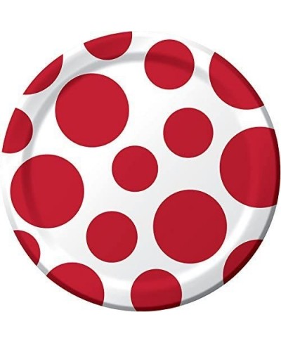 White with Red Polka Dot 7 inch Cake/Dessert Plates (8 ct) $19.56 - Kids' Party Tableware