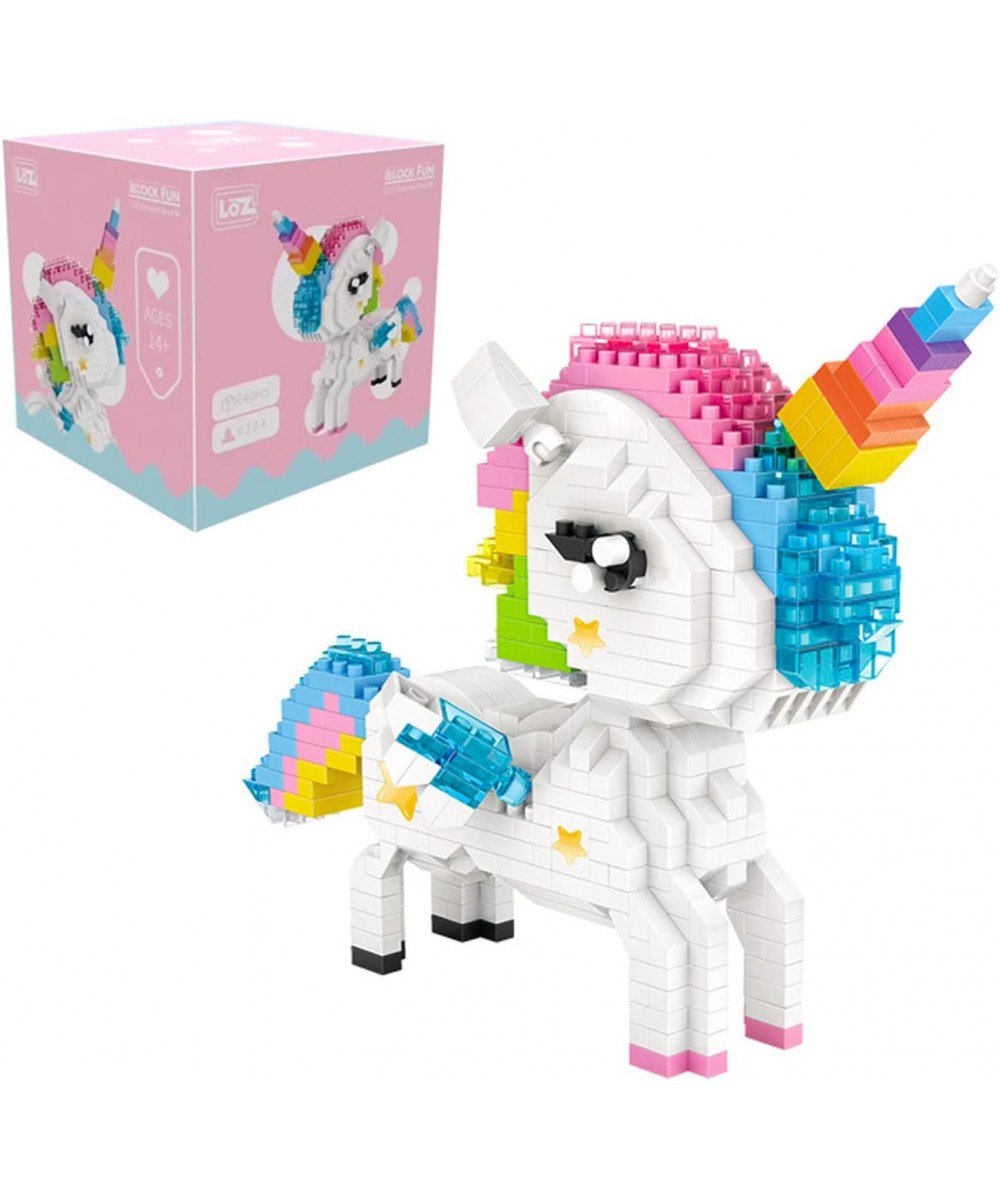 Animal Toys for Kids/Adult Pet Mini Building Bricks Bunny/Frog/Flamingo/Unicorn Micro Building Blocks (Unicorn) $28.58 - Toy ...