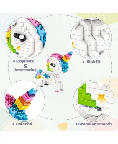 Animal Toys for Kids/Adult Pet Mini Building Bricks Bunny/Frog/Flamingo/Unicorn Micro Building Blocks (Unicorn) $28.58 - Toy ...