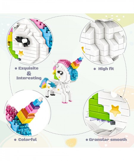 Animal Toys for Kids/Adult Pet Mini Building Bricks Bunny/Frog/Flamingo/Unicorn Micro Building Blocks (Unicorn) $28.58 - Toy ...