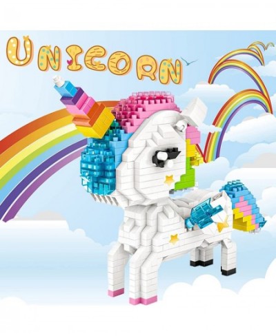 Animal Toys for Kids/Adult Pet Mini Building Bricks Bunny/Frog/Flamingo/Unicorn Micro Building Blocks (Unicorn) $28.58 - Toy ...