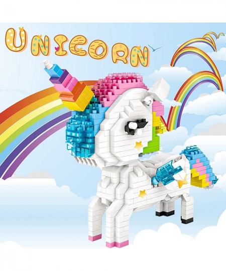 Animal Toys for Kids/Adult Pet Mini Building Bricks Bunny/Frog/Flamingo/Unicorn Micro Building Blocks (Unicorn) $28.58 - Toy ...