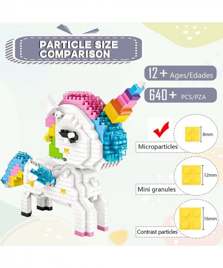 Animal Toys for Kids/Adult Pet Mini Building Bricks Bunny/Frog/Flamingo/Unicorn Micro Building Blocks (Unicorn) $28.58 - Toy ...