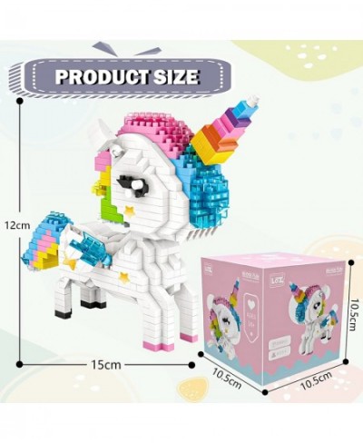 Animal Toys for Kids/Adult Pet Mini Building Bricks Bunny/Frog/Flamingo/Unicorn Micro Building Blocks (Unicorn) $28.58 - Toy ...