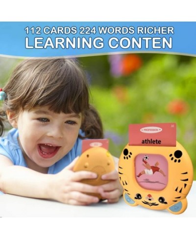 Talking Flash Cards Learning Toys Talking Flash Cards Toys for Preschool Kids Toddlers Learning Toy Machine Electronic Intera...