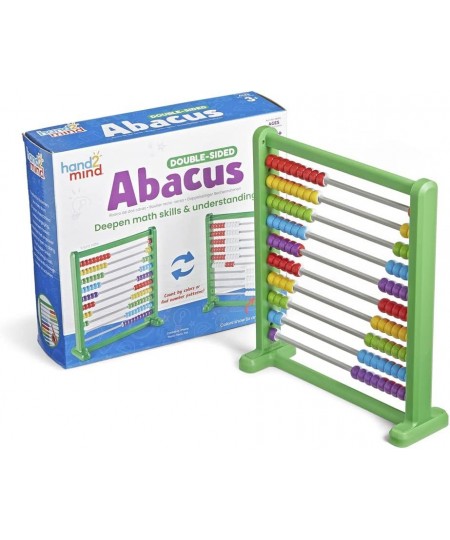 Double Sided Plastic 100 Bead Abacus Abacus for Kids Math Math Manipulatives Kindergarten Counting Rack for Kids Counters for...