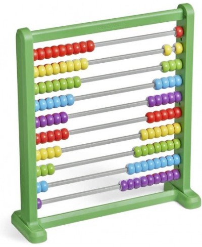 Double Sided Plastic 100 Bead Abacus Abacus for Kids Math Math Manipulatives Kindergarten Counting Rack for Kids Counters for...