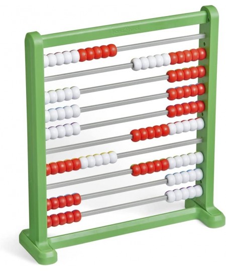 Double Sided Plastic 100 Bead Abacus Abacus for Kids Math Math Manipulatives Kindergarten Counting Rack for Kids Counters for...