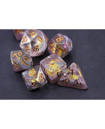 Galaxy Steampunk Gear DND Dice Set for Dungeons and Dragons Gifts D&D D and D Pathfinder Accessories D20 Polyhedral Resin Dic...