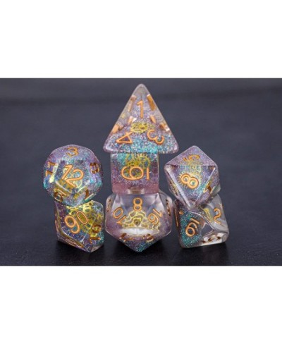 Galaxy Steampunk Gear DND Dice Set for Dungeons and Dragons Gifts D&D D and D Pathfinder Accessories D20 Polyhedral Resin Dic...